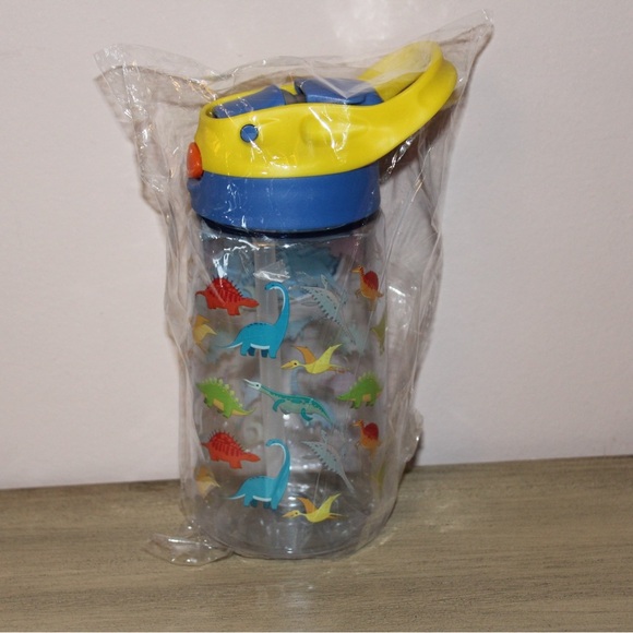 SPLASH Dinosaur Water Bottle Tumbler 16.9oz Spill Proof Kids - Picture 1 of 4
